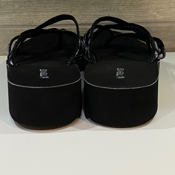 Teva Mandalyn Wedge Sandal-Women's Size 11-Blue & Black straps - Picture 8 of 14